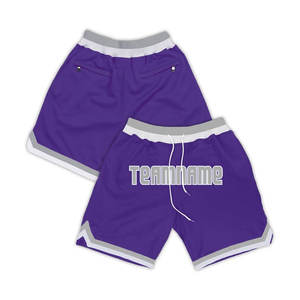 100% Polyester Custom Made Basketball Shorts High Street Style Solide Motif Taille Moyenne Bonne Qualité Nouveau Design Basketball Shorts - Product Image 6