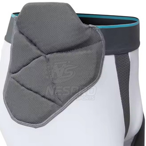 Short de football américain professionnel en gros avec coussinets absorbant les chocs et tissu respirant - Product Image 3