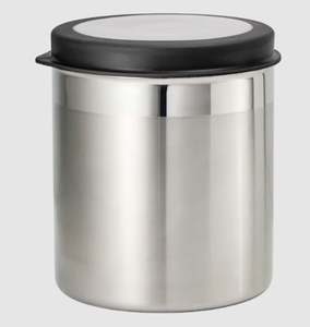 Silver Galvanised <b>Kitchen</b> <b>Storage</b> <b>Container</b> Durable Rustproof Canister Perfect For Tea Coffee Sugar Pantry Organization - Product Image 1