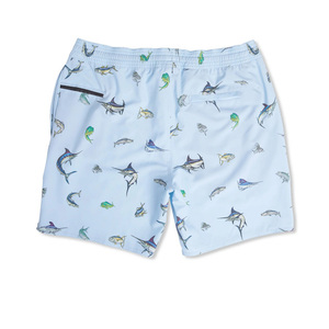 Vêtements de sport Shorts de pêche pour hommes Shorts d'été décontractés Pantalons de plage Vêtements de pêche Shorts en maille de pêche en polyester sublimé - Product Image 5