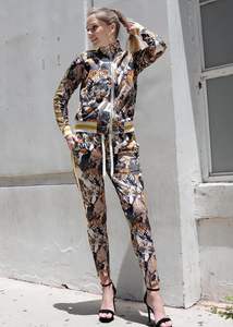 Conjunto de chándal de 2 piezas-Sudaderas de manga larga y pantalones de chándal 60% algodón, 35% poliéster, 5% Spandex - Product Image 5