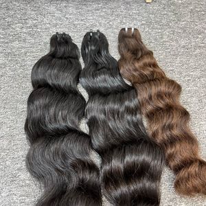 Paquete de trama de cabello humano virgen de alta calidad negro crudo para tupé de encaje Jerry Curl Style One Donor VQ Hair Model Laura 150% - Product Image 5