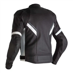 Veste en cuir de moto personnalisable pour hommes de qualité supérieure avec costume textile de haute qualité et impression de conception - Product Image 6