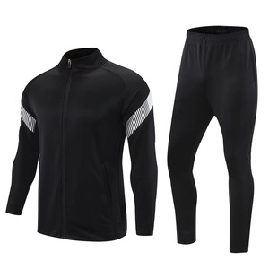 Traje deportivo de dos piezas transpirable personalizado para hombre, venta al por mayor, chándal de entrenamiento físico con suéter y pantalones - Product Image 5