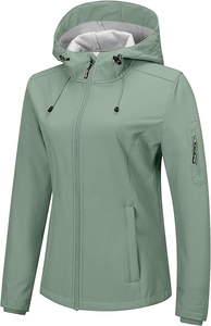 Chaqueta cortavientos de lana de invierno de alta calidad para hombre y mujer, abrigo impermeable a prueba de viento para senderismo, estilo exterior de poliéster - Product Image 3