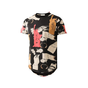 Cotton Short-sleeved T-<b>shirt</b> <b>Men's</b> Summer American Ins Street Hip-hop Fashion Tops - Product Image 6