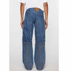 กางเกงยีนส์สำหรับผู้ชายกางเกงยีนส์แบบขาดมีเครายืดหยุ่นมีรอยขาดสำหรับผู้ชายกางเกงยีนส์สำหรับ2025พรีเมี่ยม - Product Image 5