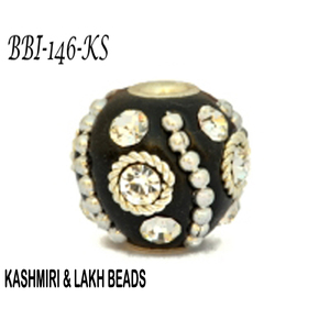 Cuentas de Lakh de Cachemira de Lujo, Cuentas de Lakh Duraderas y Coloridas, Perfectas para Joyería y Cuentas de Cachemira Coloridas de la India - Product Image 1
