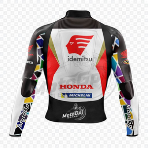 Takaki Nakagami moto MotoCP cuir de vachette/kangaro piste d'équitation/course sur mesure bosse hommes motard veste CE protecteur - Product Image 2