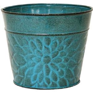 Florero de Metal con producto superventas de 2023 con accesorios de jardín para oficina en relieve, maceta decorativa para sala de estar - Product Image 1