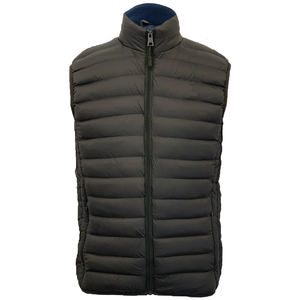 Chaleco de lona de alta calidad para hombre Chaqueta bomber acolchada con cremallera completa para invierno de talla grande - Product Image 3