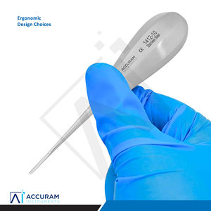 Elevador de Raíces Dentales Recto de 2 mm, Acero Inoxidable, Instrumento de Precisión Quirúrgico Médico Oral para Laboratorio Dental, Herramienta de Extracción Dental - Product Image 5