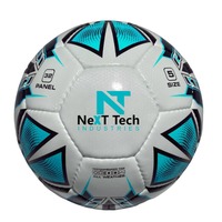 Ballon de football d'entraînement de haute qualité Next Tech Industries, en PU, 32 panneaux, taille 5, pour l'entraînement avec design et logo personnalisés