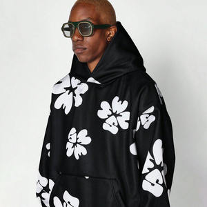 Sweat-shirt à capuche personnalisé pour homme, en tissu polaire, fabriqué sur commande, plusieurs tailles, livraison porte-à-porte, streetwear, vente en gros OEM - Product Image 4