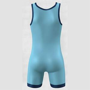 Combinaisons de lutte sans bretelles pour jeunes, design moderne, fermeture à pression, respirantes, séchage rapide, polyester et élasthanne, couleur personnalisée - Product Image 6