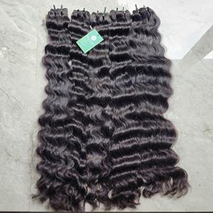 Extensiones de cabello crudo humano vietnamita 100%, paquetes sueltos de ondas profundas, cabello virgen crudo de Color natural, Jerry para paquetes sueltos Premium - Product Image 3