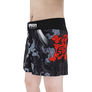 กางเกงขาสั้น MMA น้ำหนักเบาสำหรับผู้ชายดีไซน์ตามสั่งสวมใส่สบายสำหรับผู้ใหญ่ - Product Image 5