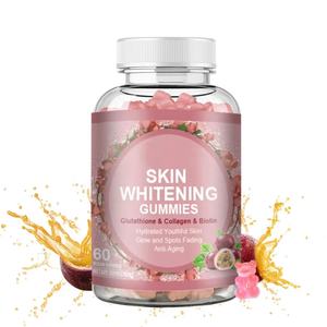 <span class=keywords><strong>Gummies</strong></span> Éclaircissants Naturels et Bio pour la Peau Bonbons Tendres Anti-Âge Antioxydant Biotine Vitamine pour l'Éclat des Adultes Non Destiné aux Nouveau-nés - Product Image 1