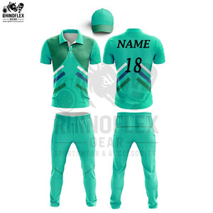 ชุดยูนิฟอร์มคริกเก็ตคุณภาพสูง ระบายอากาศได้ดี แห้งเร็ว ผลิตจากโพลีเอสเตอร์ 100% ปรับแต่งได้ตามต้องการ สำหรับทีม ขายส่ง ราคาถูก ลดราคา - Product Image 5