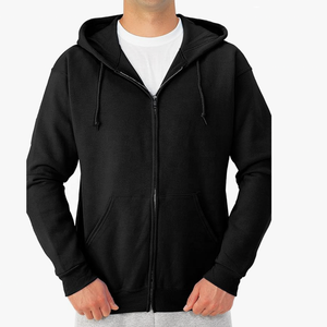 Men's Maroon Full <b>Zip</b> <b>Hooded</b> Sweatshirt Regular Fit Cotton Fleece Custom Printed Casual Front Pocket Autumn Wear Anti-shrink - Product Image 4