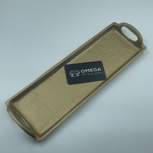 Plateau de service élégant en métal au design feuille Plateau de fruits de haute qualité Nouveau design Fabricant Fournisseur - Product Image 6