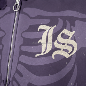 Sudadera con capucha y cremallera de lana pesada 450 GSM sudadera gruesa de invierno con capucha estampada streetwear logotipo personalizado bordado sudaderas básicas para mujer - Product Image 6