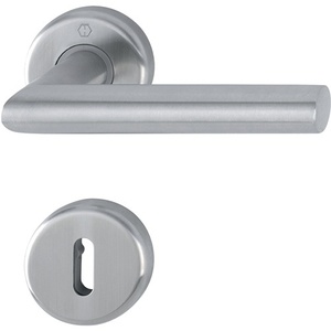 Juego de Rosetas Utrecht E1444Z/17KV/17KVS de Acero Inoxidable F69 Redondas OB DIN para Puertas y Ventanas Izquierda/Derecha D/D HOPPE Nuevo Estilo - Product Image 1