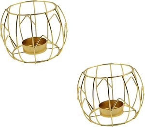 Chandelier en métal doré moderne nordique support de bougie de mariage décoratif pour la maison de luxe pour le Style de Table de bâton de Noël - Product Image 4