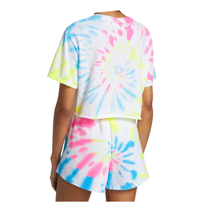 Nueva Llegada, Camisetas Cortas Tie Dye para Mujer, Hechas a Medida, de Uso Casual, Tejido de Punto de Alta Calidad, Transpirable, Antiarrugas - Product Image 5