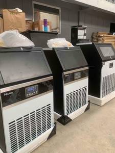 Machine à glaçons cubiques commerciale de qualité supérieure, 110 kg/24h, capacité de stockage de 25 kg, 220V, machine à glaçons automatique pour bar, restaurant, cuisine - Product Image 3