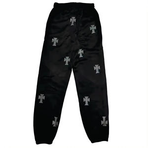 Sweat à capuche en polaire avec logo personnalisé en strass Survêtement surdimensionné respirant durable anti-rides Prix bon marché Survêtement en strass pour homme - Product Image 5