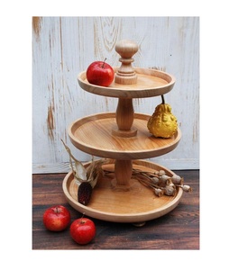 แท่นวางเค้กวัสดุ PC ทรงกลม3ชั้นขายดีอุปกรณ์อบขนมคุณภาพสูงสำหรับของหวานและที่คลุมเครื่องมือสำหรับเสิร์ฟของหวานและทะเลทราย - Product Image 1