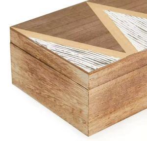 Boîte en bois de mangue 100% naturel, design et taille personnalisés, avec finition et couleur naturelle, produit en bois vendu en Inde - Product Image 5