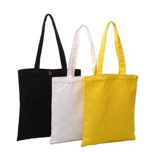 Sac fourre-tout en toile écologique de 12 oz, personnalisé avec logo, résistant, avec poches latérales, nouveau sac fourre-tout pour le shopping en gros - Product Image 2