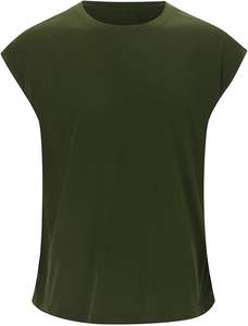 Camiseta de calle de algodón en blanco de alta calidad, camiseta de gran tamaño con hombros caídos, logotipo de impresión personalizado, camiseta de peso pesado para hombres - Product Image 6