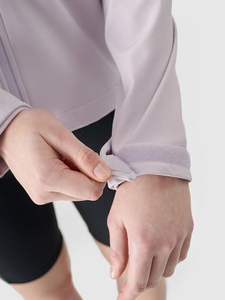 แจ็กเก็ตซอฟต์เชลล์สำหรับผู้หญิงบุขนแกะกันสภาพอากาศสำหรับผู้หญิงเสื้อแจ็คเก็ตมีซิปสำหรับเดินป่าตั้งแคมป์เดินป่า - Product Image 4