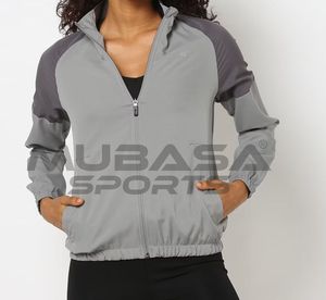 Sudaderas y sudaderas de punto para mujer Sudaderas con capucha y sudaderas Chaquetas de mujer con logotipo bordado Chaqueta de mujer Made in Pakistan - Product Image 1