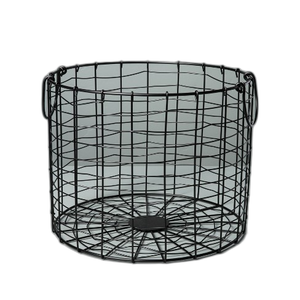 Panier en fil d'acier finition dorée Panier polyvalent en poudre de haute qualité pour usage domestique et extérieur - Product Image 5