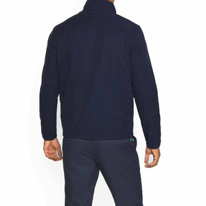 2025 Veste coupe-vent d'hiver en toile imperméable personnalisable avec col montant et poches avant pour hommes - Product Image 5