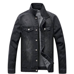 Chaqueta Vaquera de Lona Estilo Urbano Personalizada para Hombre - Chaqueta de Motociclista de Alta Calidad - Product Image 1