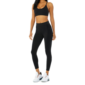Soft Athletic Pant Womens <b>Legging</b> & Bra Set Running Yoga Workout Custom Size Gym Fitness Yoga Pants Workout Leggy Casual Wears - Product Image 1