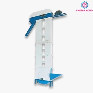 Machine d'ascenseur à godets robuste 3 HP 3 à 5 tonnes capacité heure pour le nettoyage et la décoration des graines de moulin à huile - Product Image 2