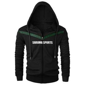 Sudadera con Capucha de Forro Polar de Alta Calidad en Colores Lisos para Invierno, Sudadera con Capucha de Manga Larga para Hombre con Diseño Personalizado de Marca Propia, 100% Algodón - Product Image 1