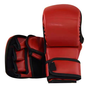 Guantes de Artes Marciales Mixtas (MMA) de Alta Calidad en Color Negro, Guantes de Lucha con Logotipo Personalizado, Guantes Profesionales para MMA - Product Image 1