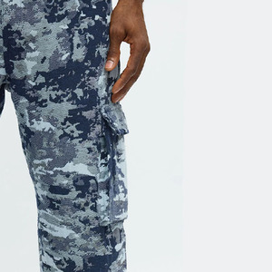 Pantalon Cargo Extensible de Haute Qualité en Imprimés Personnalisés Motif Solide Street Wear Style Décontracté Disponible Toutes Tailles Couleurs - Product Image 2