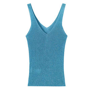 เสื้อกล้ามทรงแมนดารินผ้าสแปนเด็กซ์/คอตตอน ระบายอากาศ แห้งเร็ว น้ำหนักเบา สไตล์สปอร์ตเรียบง่าย แนวสตรีทยุโรป ขายดี คุณภาพสูง - Product Image 2