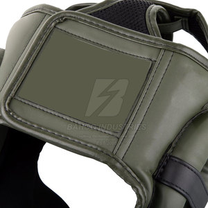 Custom Design High Quality Leather Lightweight Eco-Friendly Breathable <b>Head</b> Guard for Kick Boxing MMA <b>Training</b> - Product Image 6