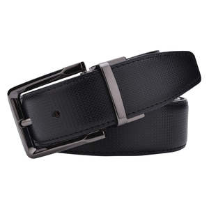 Ceinture classique en cuir véritable pour homme avec boucle durable, options personnalisées pour les affaires - Product Image 1