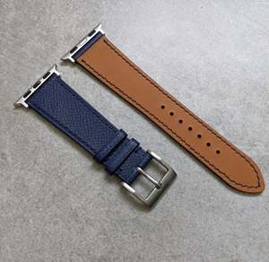 Correas de reloj de cuero de vaca hechas a mano al por mayor correa de reloj de cuero de alta calidad personalizada tamaño 18mm 20mm 22mm 24mm correas de reloj - Product Image 3