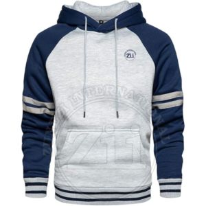 100% Cotton Fleece Crew <b>Neck</b> Lined Hoodie High Quality <b>Light</b> Weight Oversized Cropped Winter Regular Fit Men's Hoodie - Product Image 1